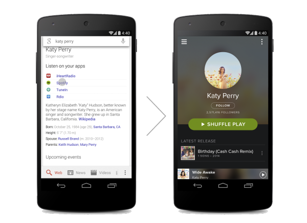 Google Links To Apps Instead Of Websites On Android For Musicians. Will This Happen For Other Industries?